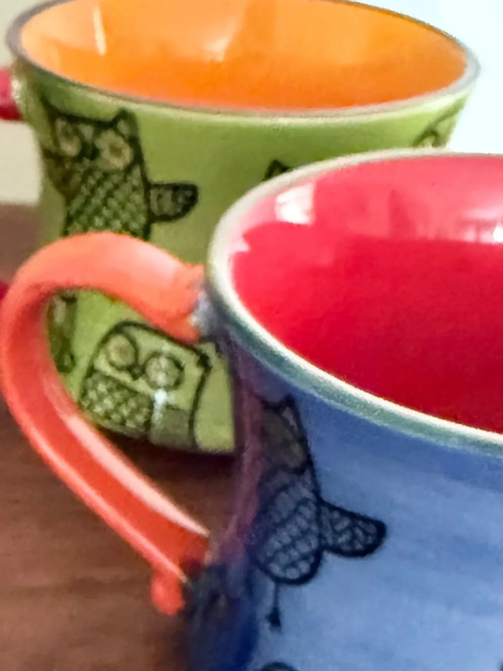 Pier One Owl Coffee Tea Cups - Picture 4 of 4